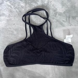 Rip curl swim top - medium - black